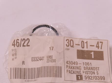PACKING,PISTON SEAL