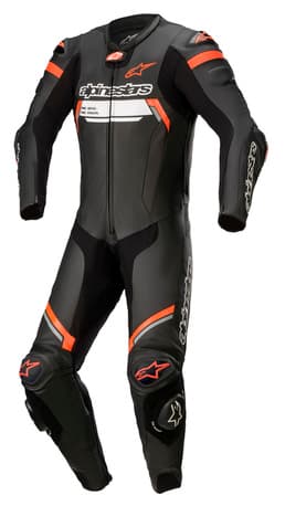 Alpinestars Skinnställ 1-pcs Missile v2 Ignition Svart/Röd Fluo