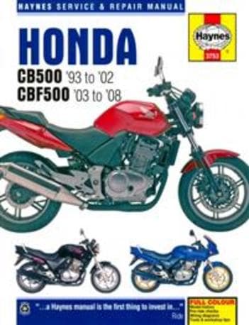 HAYNS S-BIKE.HONDA CB500 93-01