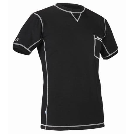 Underwear T-shirt LIGHT SHIRT Black Coolmax®
