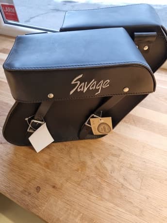 Sadelväskor, Savage, spaltat, 8 L