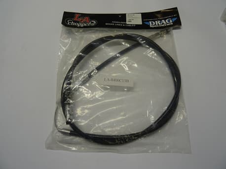 CLUTCH CABLE FOR 12-14 APE HANGER BLACK VINYL/STAINLESS BRAIDED STEEL BLACK
