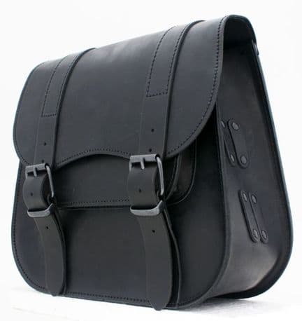 Ledrie Single sided saddlebag Black